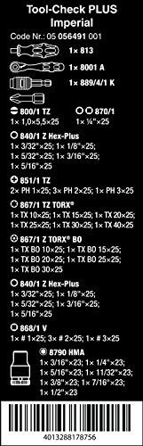 Wera 05056491001 Juego de Herramientas con 39 Piezas