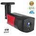 Produktbild Poe IP Kamera,IP Überwachungskamera Poe,HD Sicherheitskamera Außen IP cam mit LAN&PoE Power Over Ethernet 4MP 1440P,Infrarot Nachtsicht,Wetterfest,Email Alarm,Bewegungserkennung PoE Kamera Outdoor