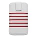 Produktbild Jean Paul Gaultier Smartphonetasche Sailor Weiß/Rot für max. Phone: 136,6 × 69,8 × 7,9 mm