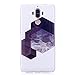 Produktbild ZHOUZEKAI Huawei mate 9 Hülle Handyhülle, Stoßfest/Staubdicht TPU Silikon Motiv Case Cover Crystal Schutzhülle Dünn Etui Handy-Tasche Backcover Bumper für Huawei mate9,Designs:Geometrische