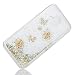 Produktbild Meeter Samsung Galaxy J7 (2017) J730 Hülle, Glitter Liquid Transparent Handyhülle für Samsung Galaxy J7 2017 Goldblume Pailletten Sand Weich TPU Silikon Schutzhulle Niedlichen Muster Sc