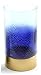 Produktbild 1 x Offizielles Yankee Candle Blue Twilight Dusk groß Jar Sleeve Kerzenhalter Dekoration Ornament Strukturiertem Glas Zubehör