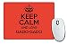 Produktbild Rot Keep Calm und Love Gado-Gado Mauspad Farbe 2490
