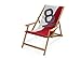 Produktbild 727 Sailbags Liegestuhl Deck Chair with Armrests - Bicolored, Red, No 8 Grey - TRADROUGRI8 16865