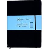 Large Hard Cover Sqaured Notebook (190 x 262mm) (Black)