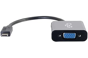 C2G CBL/USB C to VGA Video Adptr Black