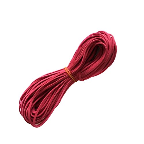 MagiDeal 5pcs Weiches flaches Band aus Wildlederimitat 2.6mm – Länge 4 meter – Farbe 5, one size - 3