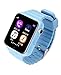 Produktbild Joyeer Smart Watch Kinder Sicherheit Anti-Lost GPS Tracker Smartwatch Touchscreen mit Kamera Facebook Kinder SOS Notfall Baby Geschenke Uhr für Iphone & Android , blue