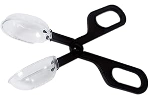 Toruiwa Pince en plastique pour reptiles, insectes, déjections - outil de nettoyage pour reptiles, amphibiens, insectes, animaux domestiques