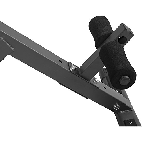 GYRONETICS E-Series Rückentrainer klappbar Hyperextension – Bauchtrainer mit gepolsterter Beinfixierung - 7