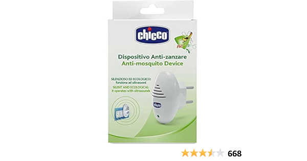 Chicco Prise Anti Moustiques A Ultrason Blanc Amazon Fr Jardin
