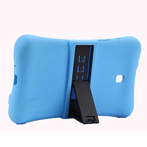 NEWSTYLE Samsung Galaxy Tab 4 7.0 Kinderfreundliche Silikon Hülle Schutzhülle Tasche Case für Samsung Tab 4 SM-T230 / T231 / T235 (7 Zoll) – Blau - 2
