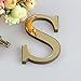 Produktbild Xshuai Neue stilvolle Design 10cm 26 Buchstaben DIY 3D Spiegel Acryl Wandaufkleber Decals Home Decor Wand Kunst Wandmalerei (S1)