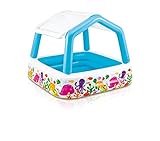 Maße ca. 157 x 157 x 122 cm Intex Sun Shade Pool - Kinder Aufstellpool - Planschbecken - 157 x 157 x 122 cm - Für 2+ Jahre
