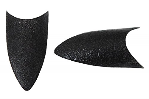 Effect Beauty Glitter Stiletto Nail Tips - Black
