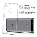 kwmobile Hülle für Huawei Nova - TPU Silikon Backcover Case Handy Schutzhülle - Cover klar Transparent - 