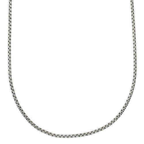 Preisvergleich Produktbild Edelstahl 24 4 mm Rolo Kette Halskette