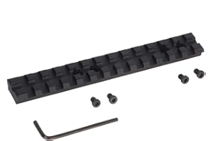 ToopMount Supporto per Binario tattico 13 Slot Picatinny Adattatore per Binario di Base Supporto per Binario 1913 Picatinny per cannocchiale da tiro Esterno