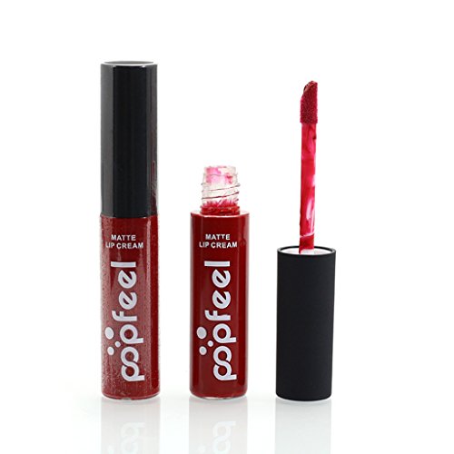 MagiDeal 12 Farbe Matt Make-up Lipgloss Langanhaltend Flüssigkeit Lippenstifte Makeup Lipsticks Set - 9