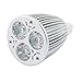 Produktbild sourcingmap DC 12V 9W MR16 3 LEDs COB Scheinwerfer Birne Energiesparend Downlight Kühl Weiß