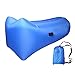 Produktbild OOFAY Portable Zusammenklappbar Wasserdicht Aufblasbares Luftsofa mit Aufbewahrungstasche und Seitentasche Air Recliner Beach Trips Camping Schwimmbäder und Beach Parties,Blue