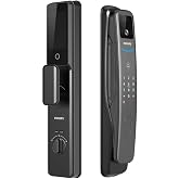 Philips EasyKey Philips DDL702-FVP-7HWS, Y&uuml;z Tanıma, Parmak İzi, Wi-Fi, Kart Okuyucu, G&ouml;r&uuml;nt&uuml;l&uuml; G&ouml;r&uuml;şme, Siyah