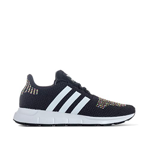Adidas Women's's Swift Run Low-Top Sneakers, Black (Schwarz Schwarz), 37 1/3 EU, 4.5 UK