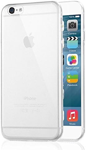 iPhone 6 Case TPU Silicone Transparent Protective Ultra Thin 0.3 MM Case Shock Absorption Bumper Crystal Starke – (Iphone 6 4.7 mediaà, Transparent)