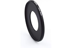 AMOPOFO Bague d'adaptation de filtre 72 mm à 52 mm pour filtre UV, ND, CPL de 52 mm, anneau de réduction en métal (72 mm-52 mm)