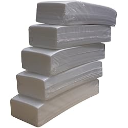 Lote de 500 bandas de papel para depilación con cera (5 paquetes de 100 unidades)