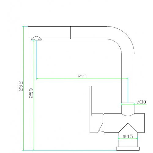 Spültischarmatur Wasserhahn Küche Spülbecken Spültisch Armatur Mizzo Design Avora – 100% Edelstahl- matt gebürstet – Küchenarmaturen Waschtischarmatur Waschbecken Einhebelmischer 5 Jahre Garantie - 4