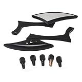 Segolike Universal Chrome Classic Motorcycle Bike Scooter Rear View Mirrors Black RS.1460 (56.00% Off) - Amazon