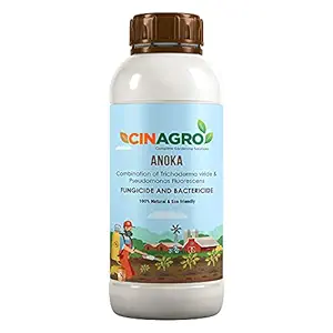 CINAGRO - Anoka Organic Fungicide & Bactericide for Plants (Consortium of Trichoderma Viride & Pseudomonas Fluorescens) - 500ml