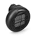 Price comparison product image Alfreco Mini Fan Heater, 900W Electric Handy Heater, Wall-Outlet Electric Warm Air Blower with Thermostat and Timer for Home Bathroom Office - Black
