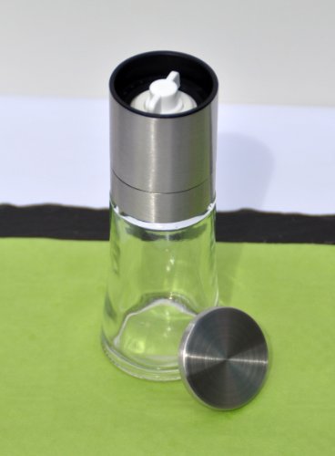 direct&friendly Gewürzmühle Pfeffermühle Salzmühle Glas und Edelstahl mit Keramikmahlwerk - 2