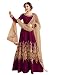 Active Tapeta Silk Fabric Embroidery Anarkali Suit For Women ( Maroon ) RS.1219.00