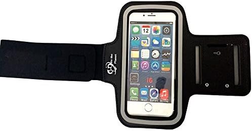 Premium Sports Armband (Black) For Apple iPhone 6, 5s, 5, Samsung Galaxy s4 | Adjustable, Nonslip, Comfortable To Wear | Fits Any Smartphone With 5.2" Screen