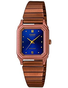 Casio Collection – Damen-Armbanduhr mit Analog-Display und Edelstahlarmband – LQ-400R-2AEF