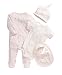Mamas and Papas Baby-Girls 4 Piece GIft Clothing Set, Pink, 9-12 Months