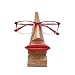 Produktbild Kamla Verkäufer Dekorativer Brillenhalter Holz Schlüsselanhängerform Home Decor Display Ständer Schreibtisch Dekoration, Holz, Red Lips, 6.5"