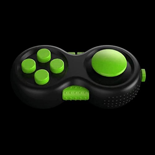 Vintage Fidget pad Fidget hand shank Gamepad mimic Time killer Alternative kid controller Stress reducer (Green)