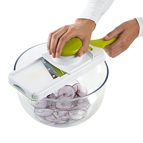 Emsa 507494 Profi-Hobel, Verstellbare Klinge, Länge: 38 cm, Weiß/Grün, Smart Kitchen - 7