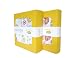 Luxury 100% Bamboo Baby Swaddle Blankets - Super Silky Soft - Extra Large Muslin Squares 120cm*120cm - 3 Unisex Swaddle Designs - Perfect Gift for Mothers & Babies