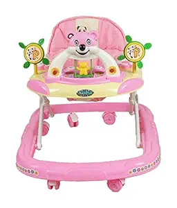 PANDA Creation Adjustable Musical Walker (Pink)