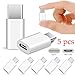 Produktbild hykis - 5 Pack usb-c Typ C ¨ ¤ Micro D ¨ ¦ es USB Cable Lade-Adapter für Samsung Galaxy Note 8 Für Nexus 5 x für Nexus 6P für OnePlus 2