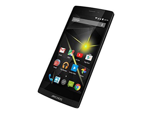 Archos 50 Diamond Smartphone d  bloqu   4G  Ecran   5 pouces - 16 Go - Double SIM - Android 4 4  Noir