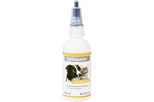 ‎ALFAVET alfavet EpiSqualan, Ohrreiniger mit Squalan, sehr schonend, bei starkem Ohrenschmalz für Hunde und Katzen, nicht ototoxisch, 50ml