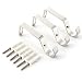 Produktbild 3 St. 28mm Gardinenstange Vorhangstange Vorhang Halter Halterung Wandhalter Silber