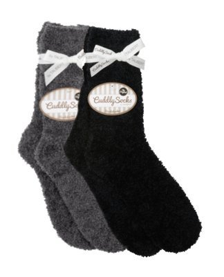 Preisvergleich Produktbild CuddlySocks Kuschelsocken Einheitsgröße anthrazit