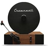 Crownwell Vertical Waltz Dikey Pikap - Dahili Bluetooth Stereo Hoparl&ouml;rl&uuml; Retro Plak &Ccedil;alar, Manyetik Sabitleyici, Pitch Kontr